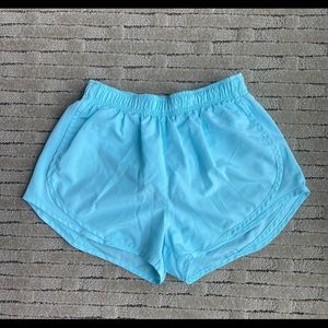 Nike dry fit light blue shorts